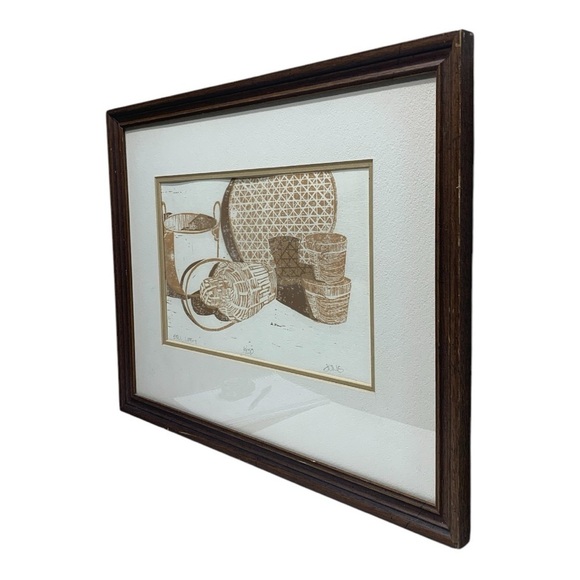 Framed & Matted Under Glass Numbered & Signed Print By Jung “Still Life 1” - Picture 2 of 6